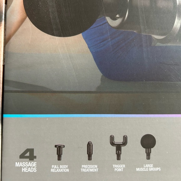 ilive Portable Cordlesss Massage Gun - Picture 2 of 4